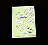 Sending Green Hugs - Handcrafted (blank) Card - dr19-0012